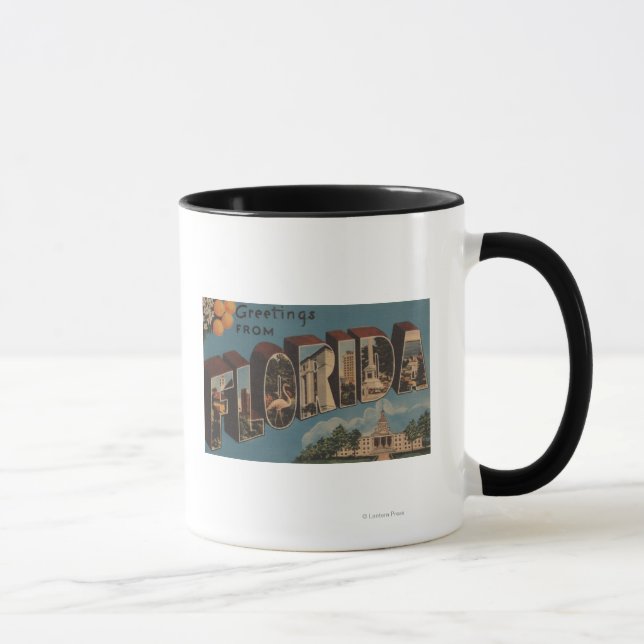 Florida (Gebäude Hauptstadt) - Großer Brief Tasse (Rechts)