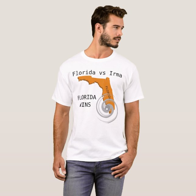 Florida gegen Irma, Florida gewinnt T-Shirt (Vorne ganz)