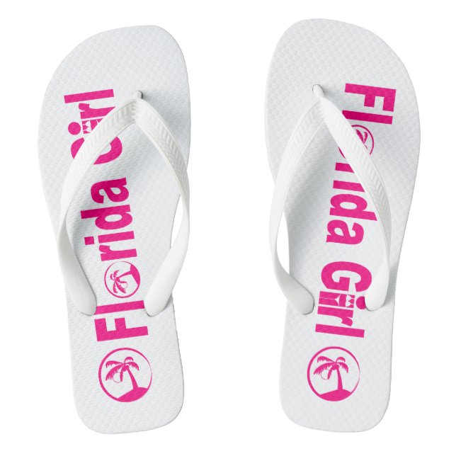 Florida Girl Flip Flops, breite Streifen Flip Flops (Fußbett)