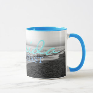 FLORIDA-GOLF-KÜSTEN-SONNENUNTERGANG schwarze/wei Tasse