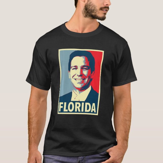 Florida Gov Ron Desantis T-Shirt (Vorderseite)