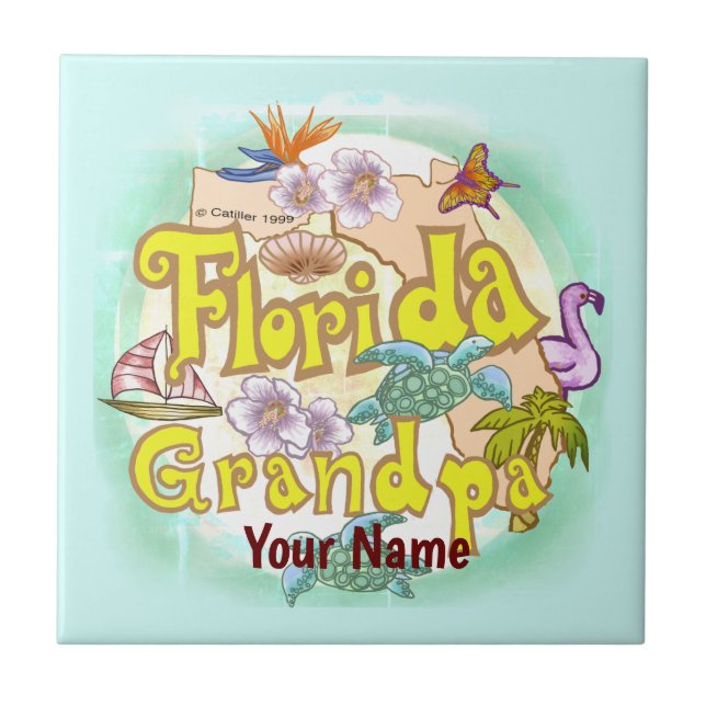 Florida Grandpa Fliese (Vorderseite)
