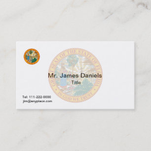 Florida Great Siegel Visitenkarte