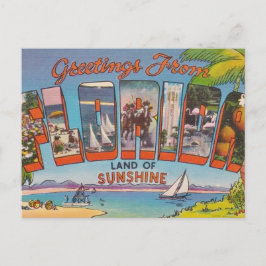 Florida Greetings Postkarte