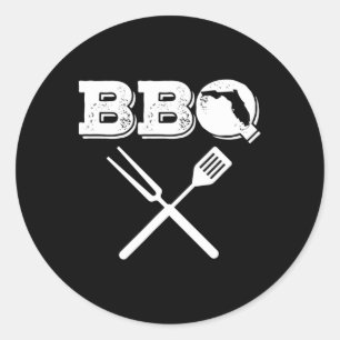 Florida Grillen Grilling Vater Rbecue Juicy Meat S Runder Aufkleber