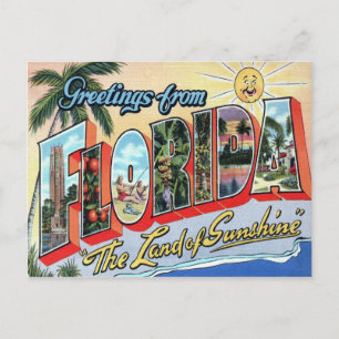 Florida-Großbrief-Postkarte Postkarte