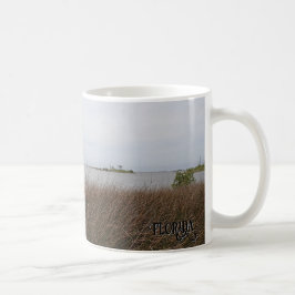 Florida Gulf Beach Das Needlerush Foto verbietet Kaffeetasse