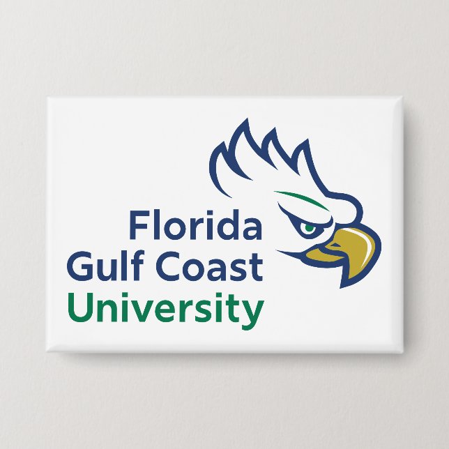 Florida Gulf Coast University | FGCU Azul Eagles Button (Vorderseite)