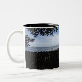 Florida Gulf Shore Relaxen Natural Beach Foto Zweifarbige Tasse