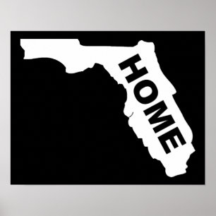 Florida-Heimatposter-Schild Sunshine State Poster