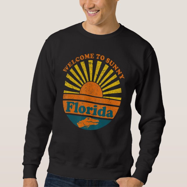 Florida Herzlich willkommen bei Sunny Florida Alli Sweatshirt (Vorderseite)