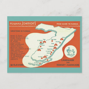 Florida Howard Johnsons Karte