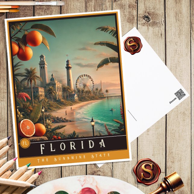 Florida | Hyper-Realistisches Staat Postkarte (Von Creator hochgeladen)