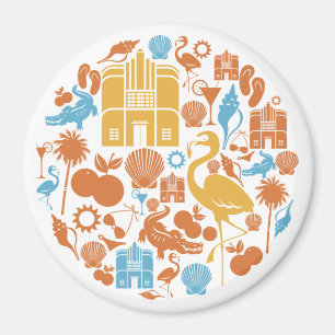 Florida-Ikonen Magnet