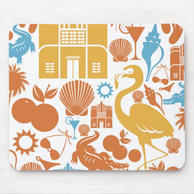 Florida-Ikonen Mousepad (Vorne)