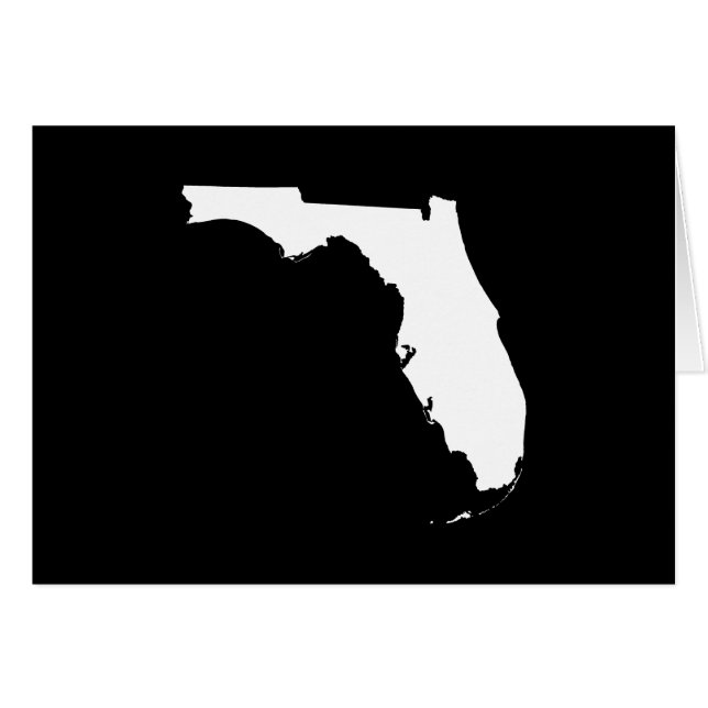 Florida in Weiß und Schwarz (Vorderseite (Horizontal))