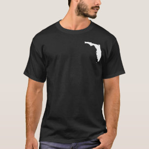Florida in Weiß und Schwarz T-Shirt