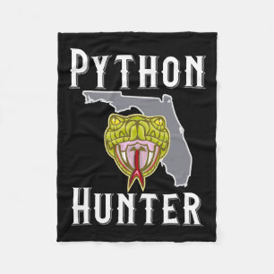 Florida Invasive Pythons Jagen Fleecedecke