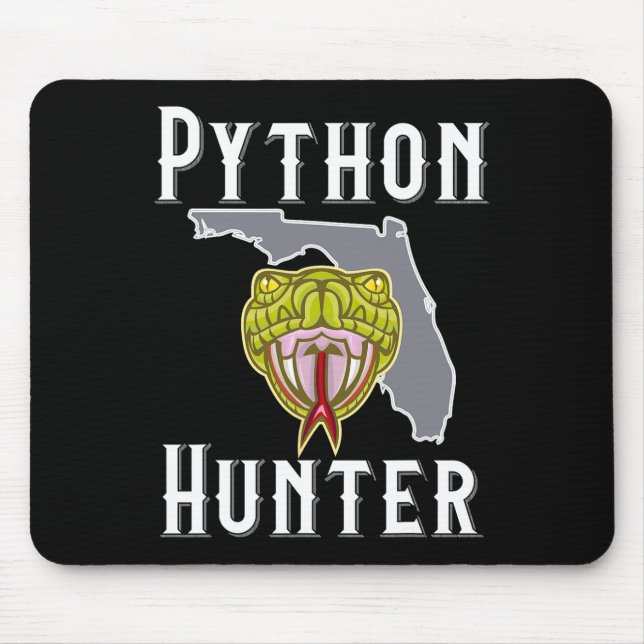 Florida Invasive Pythons Jagen Mousepad (Vorne)