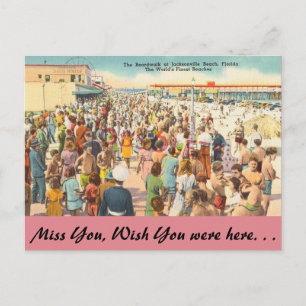 Florida, Jacksonville, Strandvergnügungen Postkarte