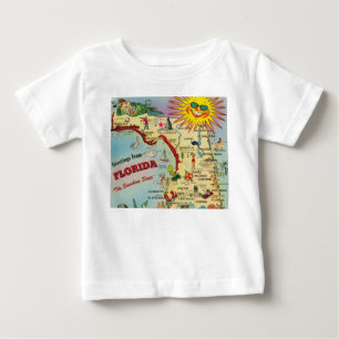 Florida Karte Baby T-shirt