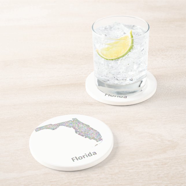 Florida-Karte Untersetzer (Seite)