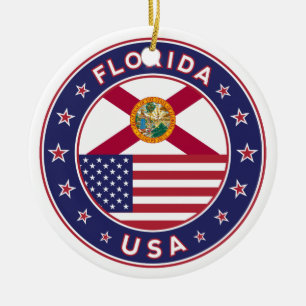 Florida Keramik Ornament
