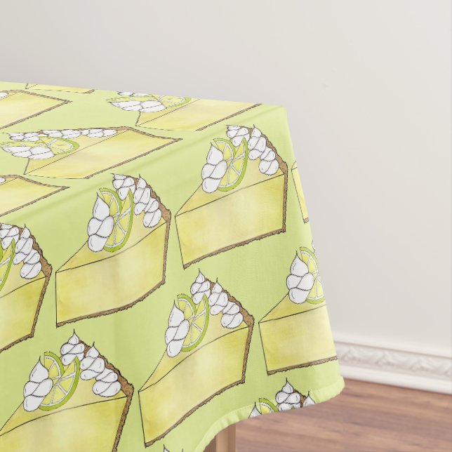 Florida Key Limon Pie Slice Dessert FL Feinschmeck Tischdecke (Beispiel)