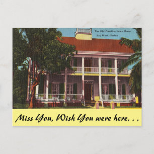 Florida, Key West, Altes Lowe-Haus Postkarte