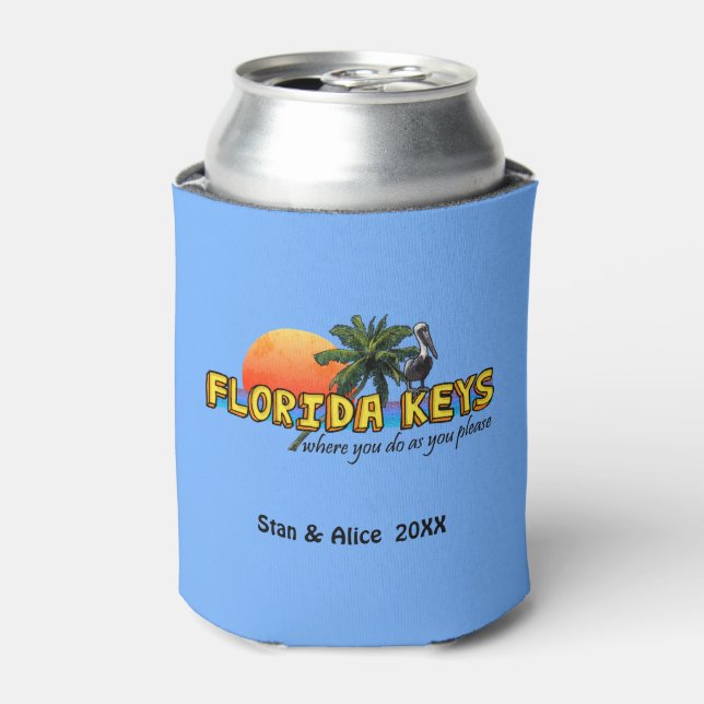 Florida Keys (anpassbar) Dosenkühler (Kanne Vorderseite)