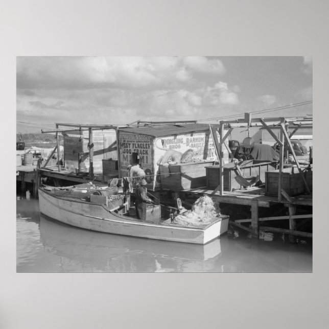 Florida Keys Fishing, 1938 Poster (Vorne)