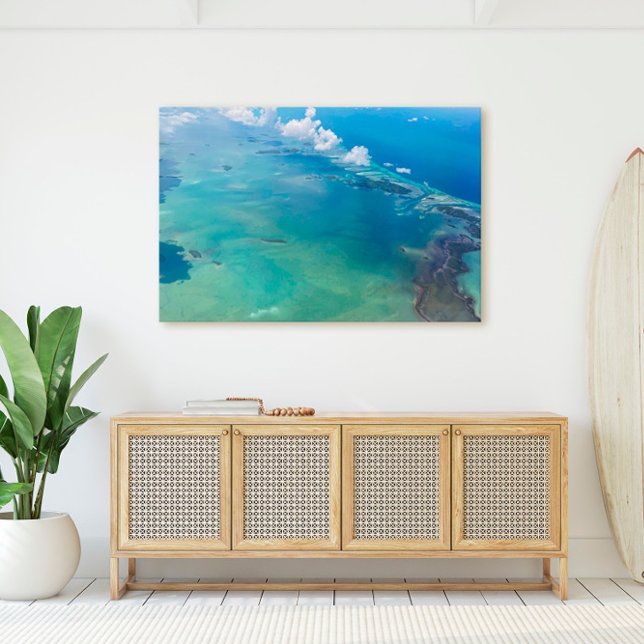 Florida Keys Islands vom Himmel Florida Leinwanddruck (Von Creator hochgeladen)