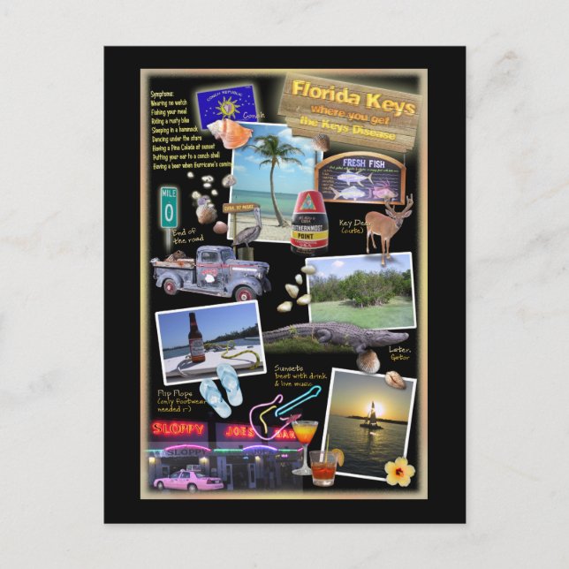Florida Keys Postkarte (Vorderseite)