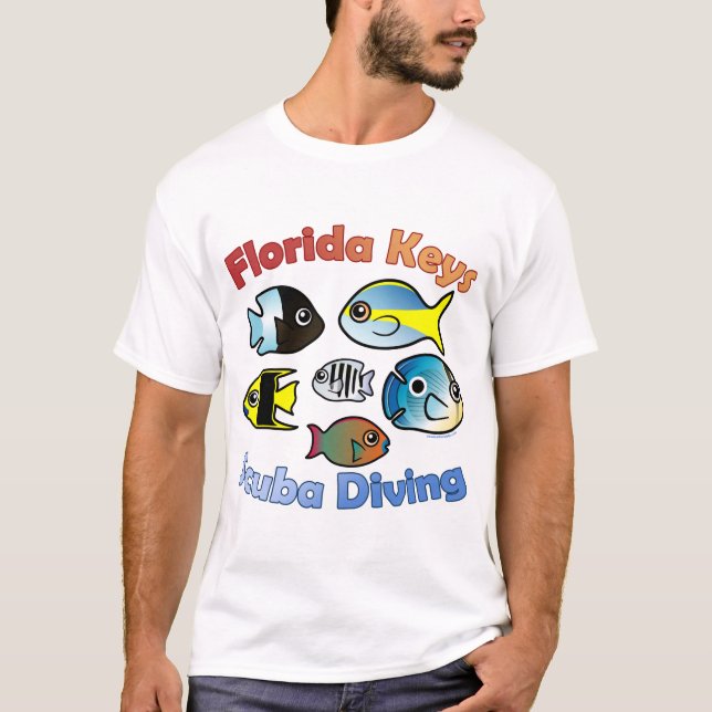 Florida Keys Scuba Diving T-Shirt (Vorderseite)