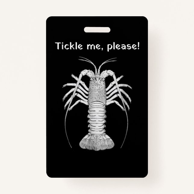 Florida Keys Spiny Lobster Tickle Me Ausweis (Vorderseite)