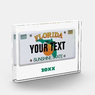 Florida-Kfz-Kennzeichen Fotoblock
