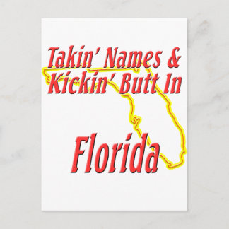 Florida - Kickin-Hintern Postkarte