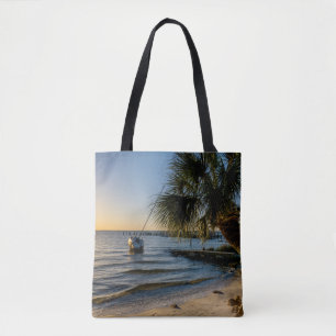 Florida Leaning Palm Tree Sunset Bag Tasche