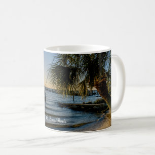 Florida Leaning Palm Tree Sunset Classic Tasse