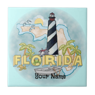 Florida-Leuchtturm-Kachel Fliese