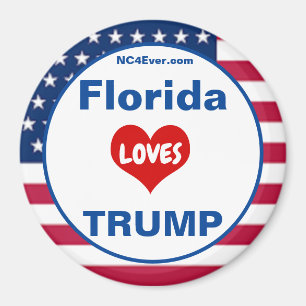 Florida LIEBEN TRUMP Patriotischer Kühlschrank Magnet
