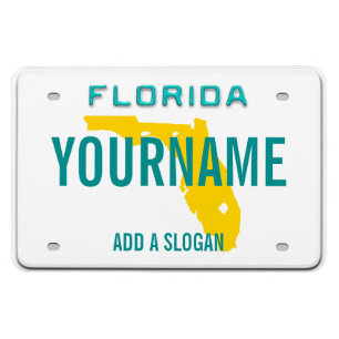 Florida-Lizenzschild (personalisiert) Magnet