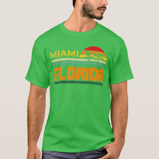 Florida Lover Retro Summer FL Miami Tropical Flori T-Shirt