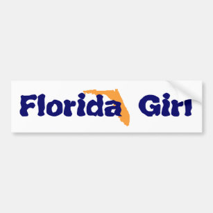 Florida-Mädchen-Autoaufkleber Autoaufkleber