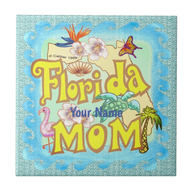Florida-Mama Fliese (Vorderseite)