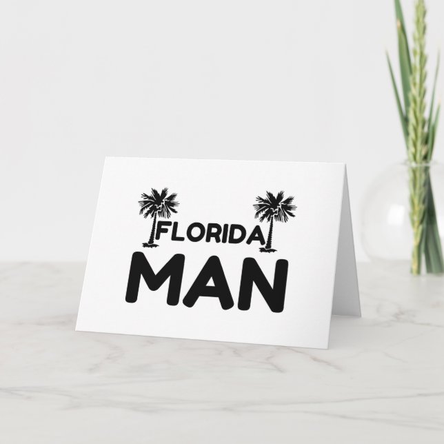 FLORIDA MAN FEIERTAGSKARTE (Vorderseite)