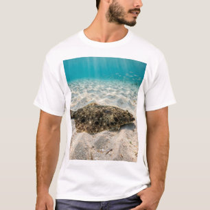 Florida Man Flunder Sandiger Boden Golfstrom-Angel T-Shirt