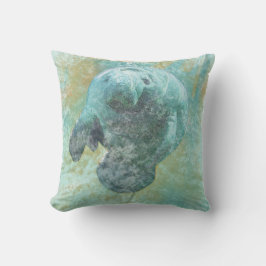 Florida Manatee Art Kissen