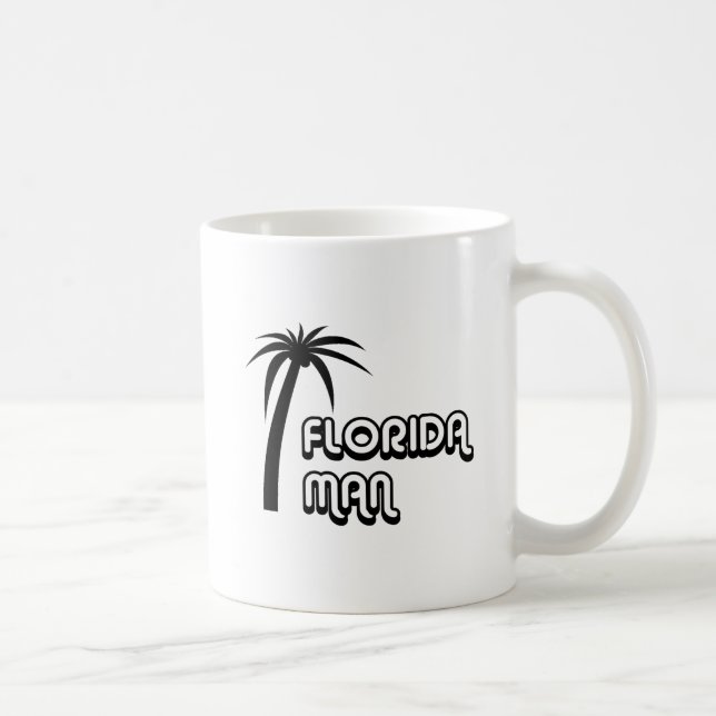 Florida-Mann lustiges Meme Kaffeetasse (Rechts)
