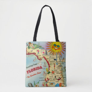 Florida Map Tasche